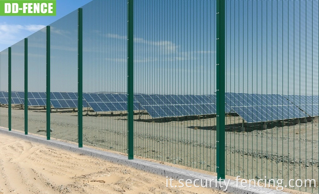 Galvanizzato 358 recinzione Polvera rivestita di sicurezza antipasto per la centrale ferroviario residenziale commerciale industriale